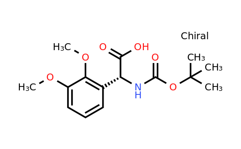 CAS 1228568-54-4 | (2R)-2-(2,3-Dimethoxyphenyl)-2-[(tert-butoxy)carbonylamino]acetic acid