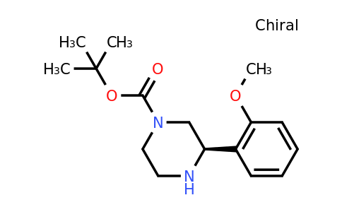 CAS 1228568-57-7 | (R)-3-(2-Methoxy-phenyl)-piperazine-1-carboxylic acid tert-butyl ester
