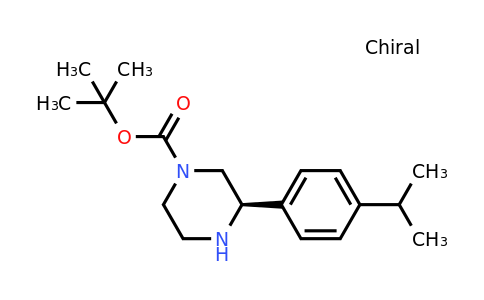 CAS 1228568-68-0 | (R)-3-(4-Isopropyl-phenyl)-piperazine-1-carboxylic acid tert-butyl ester