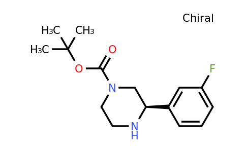 CAS 1228568-71-5 | (R)-3-(3-Fluoro-phenyl)-piperazine-1-carboxylic acid tert-butyl ester