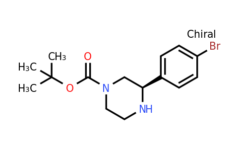 CAS 1228568-85-1 | (R)-3-(4-Bromo-phenyl)-piperazine-1-carboxylic acid tert-butyl ester