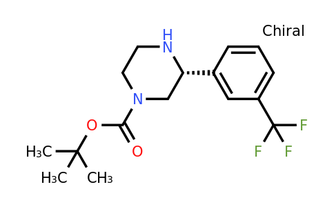 CAS 1228569-30-9 | (R)-3-(3-Trifluoromethyl-phenyl)-piperazine-1-carboxylic acid tert-butyl ester