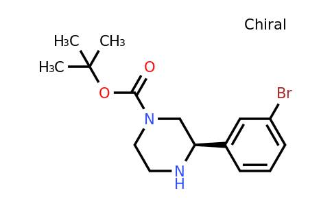 CAS 1228569-34-3 | (R)-3-(3-Bromo-phenyl)-piperazine-1-carboxylic acid tert-butyl ester