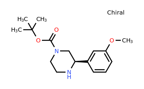 CAS 1228569-41-2 | (R)-3-(3-Methoxy-phenyl)-piperazine-1-carboxylic acid tert-butyl ester