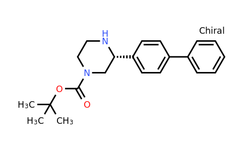 CAS 1228569-50-3 | (R)-3-Biphenyl-4-YL-piperazine-1-carboxylic acid tert-butyl ester