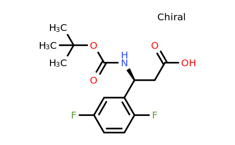 CAS 1228570-22-6 | (S)-3-Tert-butoxycarbonylamino-3-(2,5-difluoro-phenyl)-propionic acid