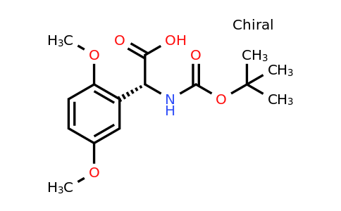 CAS 1228570-60-2 | (2R)-2-(2,5-Dimethoxyphenyl)-2-[(tert-butoxy)carbonylamino]acetic acid