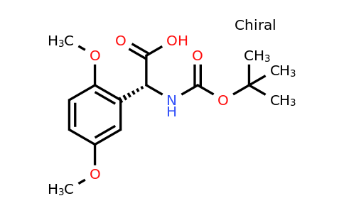 (2R)-2-(2,5-Dimethoxyphenyl)-2-[(tert-butoxy)carbonylamino]acetic acid