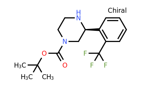 CAS 1228571-08-1 | (S)-3-(2-Trifluoromethyl-phenyl)-piperazine-1-carboxylic acid tert-butyl ester