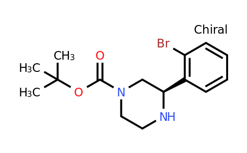 CAS 1228571-15-0 | (R)-3-(2-Bromo-phenyl)-piperazine-1-carboxylic acid tert-butyl ester