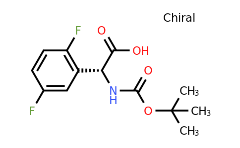 CAS 1228571-41-2 | (2R)-2-(2,5-Difluorophenyl)-2-[(tert-butoxy)carbonylamino]acetic acid