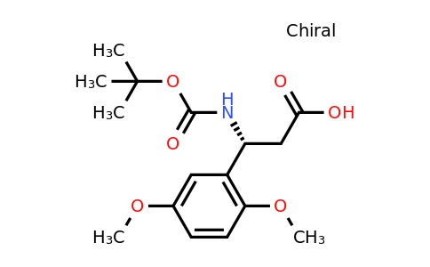 CAS 1228571-61-6 | (R)-3-Tert-butoxycarbonylamino-3-(2,5-dimethoxy-phenyl)-propionic acid