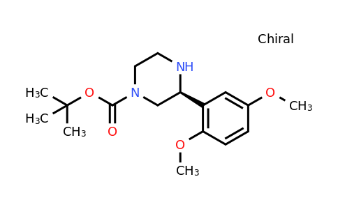 CAS 1228571-65-0 | (S)-3-(2,5-Dimethoxy-phenyl)-piperazine-1-carboxylic acid tert-butyl ester