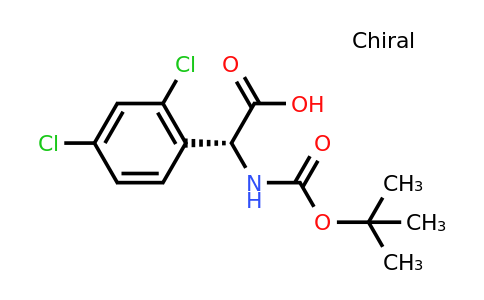 CAS 1228571-81-0 | (2R)-2-(2,4-Dichlorophenyl)-2-[(tert-butoxy)carbonylamino]acetic acid