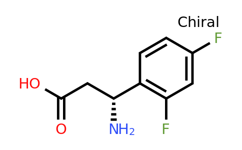 CAS 1228571-85-4 | (3R)-3-Amino-3-(2,4-difluorophenyl)propanoic acid