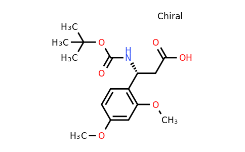 CAS 1228571-86-5 | (R)-3-Tert-butoxycarbonylamino-3-(2,4-dimethoxy-phenyl)-propionic acid