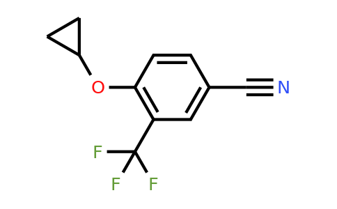 CAS 1228582-01-1 | 4-Cyclopropoxy-3-(trifluoromethyl)benzonitrile