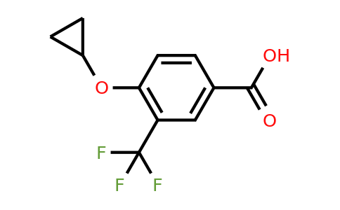 CAS 1228583-70-7 | 4-Cyclopropoxy-3-(trifluoromethyl)benzoic acid