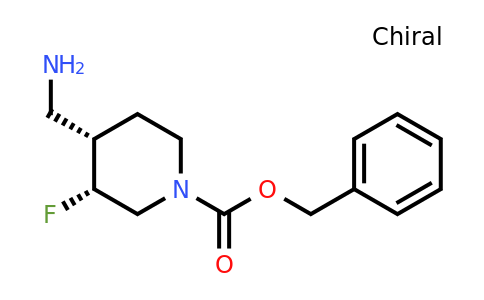 CAS 1228603-77-7 | (3,4)-cis-Benzyl 4-(aminomethyl)-3-fluoropiperidine-1-carboxylate