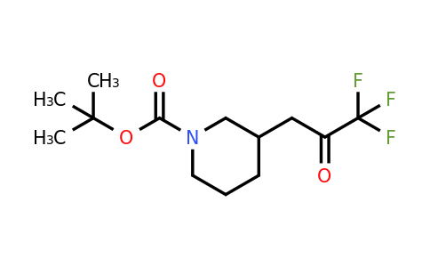 CAS 1228630-88-3 | tert-butyl 3-(3,3,3-trifluoro-2-oxo-propyl)piperidine-1-carboxylate