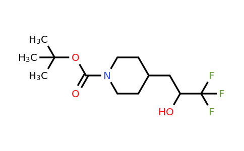 CAS 1228631-10-4 | tert-butyl 4-(3,3,3-trifluoro-2-hydroxypropyl)piperidine-1-carboxylate