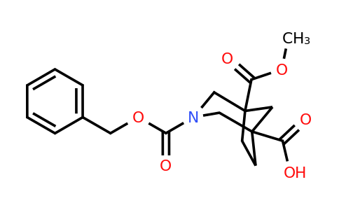 CAS 1228631-12-6 | 3-benzyloxycarbonyl-5-methoxycarbonyl-3-azabicyclo[3.2.1]octane-1-carboxylic acid
