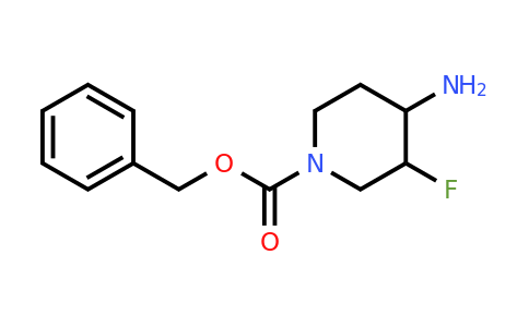 CAS 1228631-13-7 | Benzyl 4-amino-3-fluoropiperidine-1-carboxylate