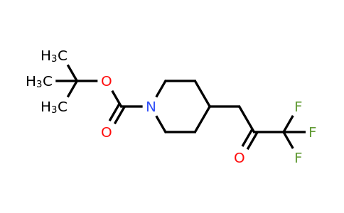 CAS 1228631-18-2 | tert-butyl 4-(3,3,3-trifluoro-2-oxo-propyl)piperidine-1-carboxylate