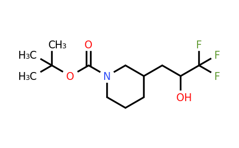 CAS 1228631-22-8 | tert-butyl 3-(3,3,3-trifluoro-2-hydroxy-propyl)piperidine-1-carboxylate