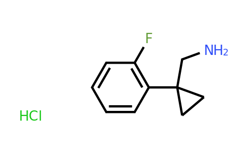 CAS 1228878-99-6 | (1-(2-Fluorophenyl)cyclopropyl)methanamine hydrochloride
