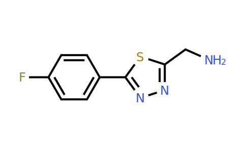 CAS 1228994-81-7 | [5-(4-Fluorophenyl)-1,3,4-thiadiazol-2-YL]methylamine