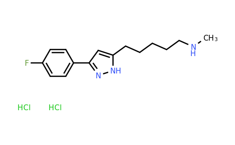 CAS 1229025-42-6 | {5-[3-(4-fluorophenyl)-1H-pyrazol-5-yl]pentyl}(methyl)amine dihydrochloride