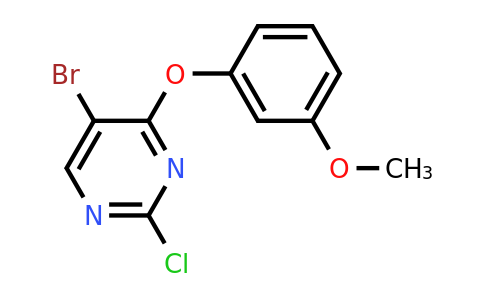 CAS 1229186-65-5 | 5-Bromo-2-chloro-4-(3-methoxyphenoxy)pyrimidine
