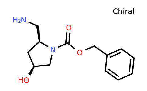 CAS 1229421-27-5 | (2S,4S)-Benzyl 2-(aminomethyl)-4-hydroxypyrrolidine-1-carboxylate