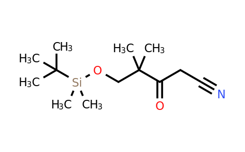 CAS 1229454-44-7 | 5-((tert-Butyldimethylsilyl)oxy)-4,4-dimethyl-3-oxopentanenitrile