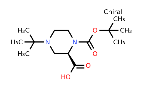 CAS 1229603-52-4 | (2R)-4-tert-Butyl-1-[(2-methylpropan-2-yl)oxycarbonyl]piperazine-2-carboxylic acid