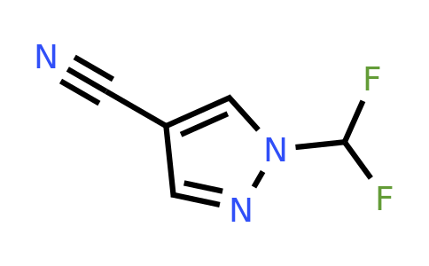 CAS 1229623-41-9 | 1-(Difluoromethyl)-1H-pyrazole-4-carbonitrile