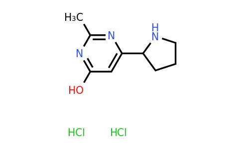 CAS 1229623-53-3 | 2-Methyl-6-(pyrrolidin-2-yl)pyrimidin-4-ol dihydrochloride