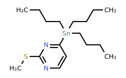 CAS 123061-49-4 | 2-(Methylthio)-4-(tributylstannyl)pyrimidine