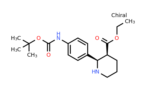 CAS 1231732-20-9 | ethyl cis-2-[4-(tert-butoxycarbonylamino)phenyl]piperidine-3-carboxylate