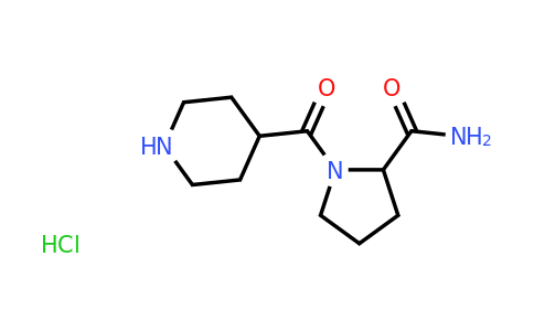 CAS 1231925-79-3 | 1-(Piperidine-4-carbonyl)pyrrolidine-2-carboxamide hydrochloride