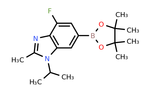 CAS 1231930-37-2 | 4-fluoro-2-methyl-1-(propan-2-yl)-6-(tetramethyl-1,3,2-dioxaborolan-2-yl)-1H-1,3-benzodiazole