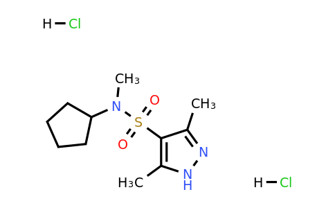 CAS 1231963-81-7 | N-Cyclopentyl-N,3,5-trimethyl-1H-pyrazole-4-sulfonamide dihydrochloride