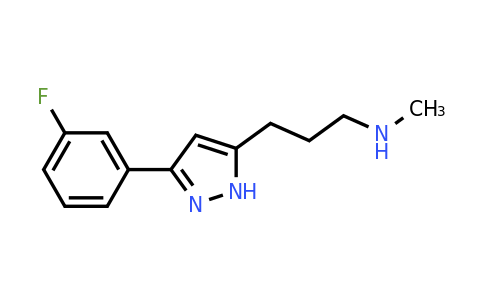 CAS 1232136-36-5 | {3-[3-(3-fluorophenyl)-1H-pyrazol-5-yl]propyl}(methyl)amine