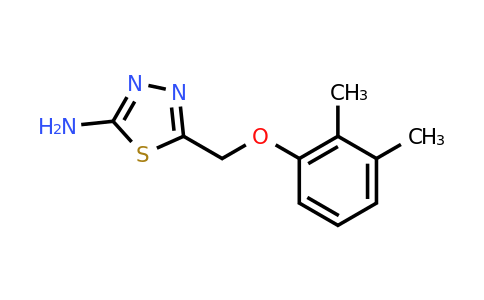 CAS 123217-00-5 | 5-((2,3-Dimethylphenoxy)methyl)-1,3,4-thiadiazol-2-amine