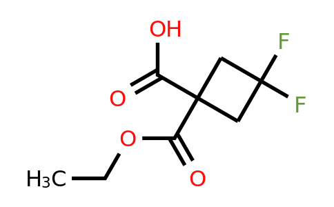 CAS 1232365-40-0 | 1-(ethoxycarbonyl)-3,3-difluorocyclobutane-1-carboxylic acid