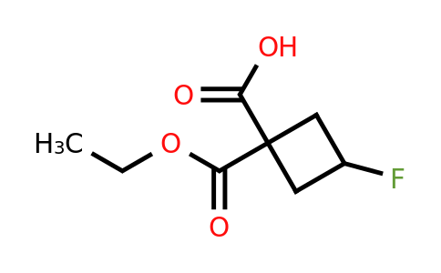 CAS 1232365-46-6 | 1-(ethoxycarbonyl)-3-fluorocyclobutane-1-carboxylic acid