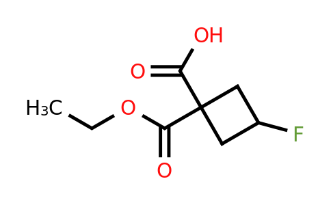 1-(ethoxycarbonyl)-3-fluorocyclobutane-1-carboxylic acid