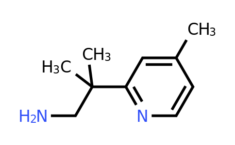 CAS 1232432-61-9 | 2-Methyl-2-(4-methylpyridin-2-yl)propan-1-amine
