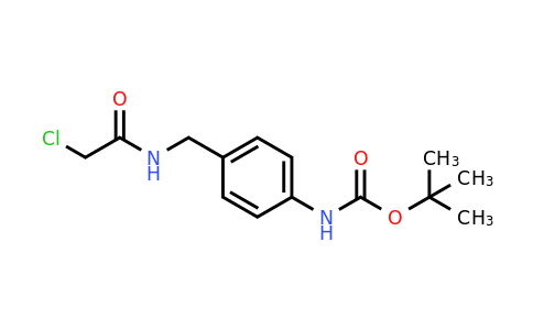 CAS 123252-15-3 | tert-butyl (4-((2-chloroacetamido)methyl)phenyl)carbamate